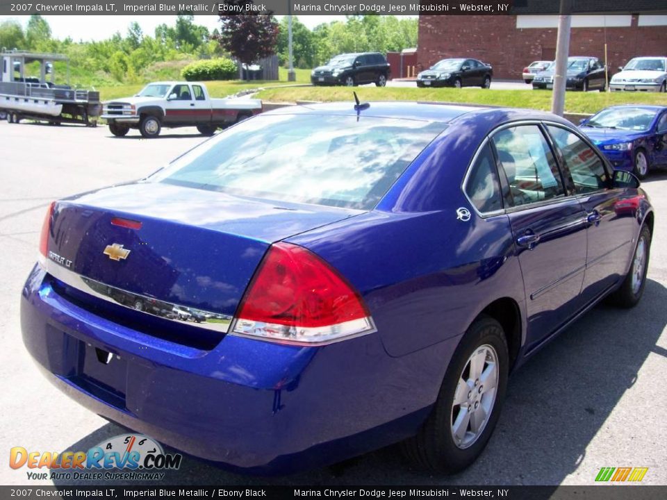 2007 Chevrolet Impala LT Imperial Blue Metallic / Ebony Black Photo #10