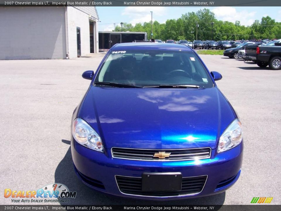2007 Chevrolet Impala LT Imperial Blue Metallic / Ebony Black Photo #13