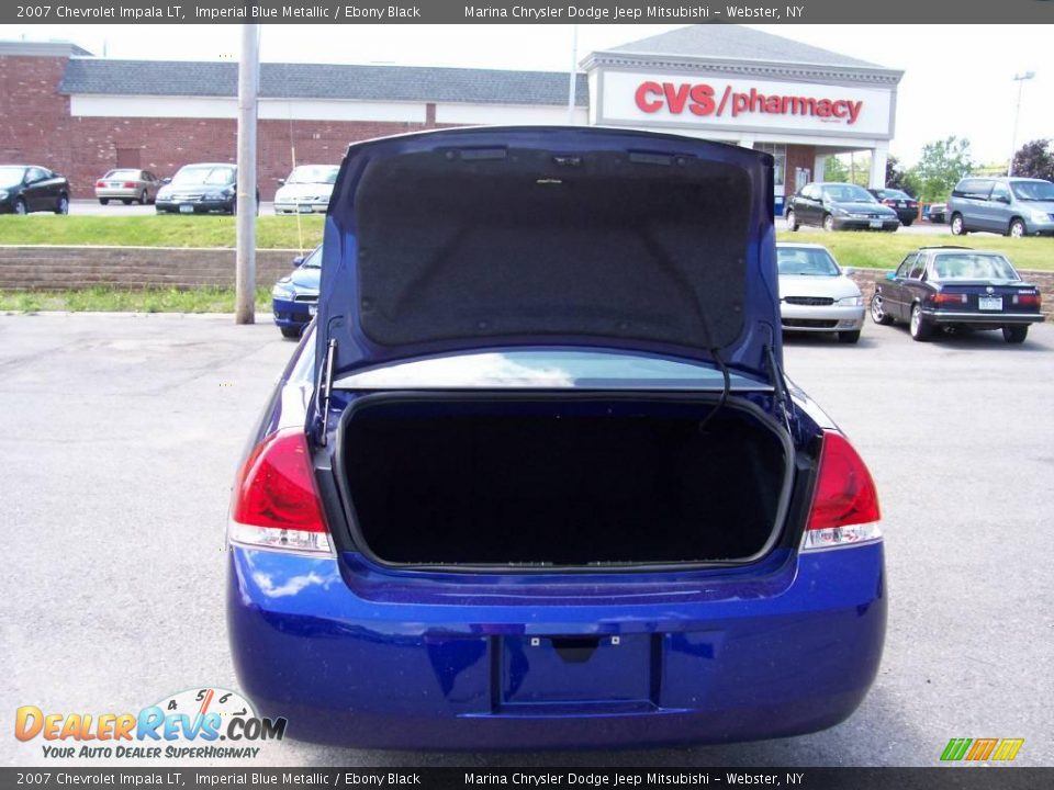 2007 Chevrolet Impala LT Imperial Blue Metallic / Ebony Black Photo #18
