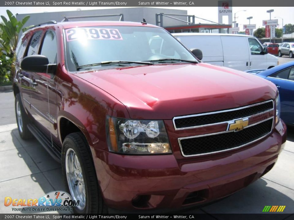 2007 Chevrolet Tahoe LS Sport Red Metallic / Light Titanium/Ebony Photo #1