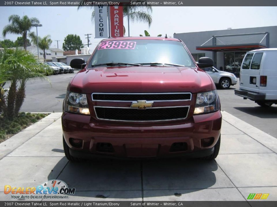 2007 Chevrolet Tahoe LS Sport Red Metallic / Light Titanium/Ebony Photo #2