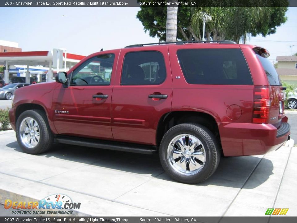 2007 Chevrolet Tahoe LS Sport Red Metallic / Light Titanium/Ebony Photo #4