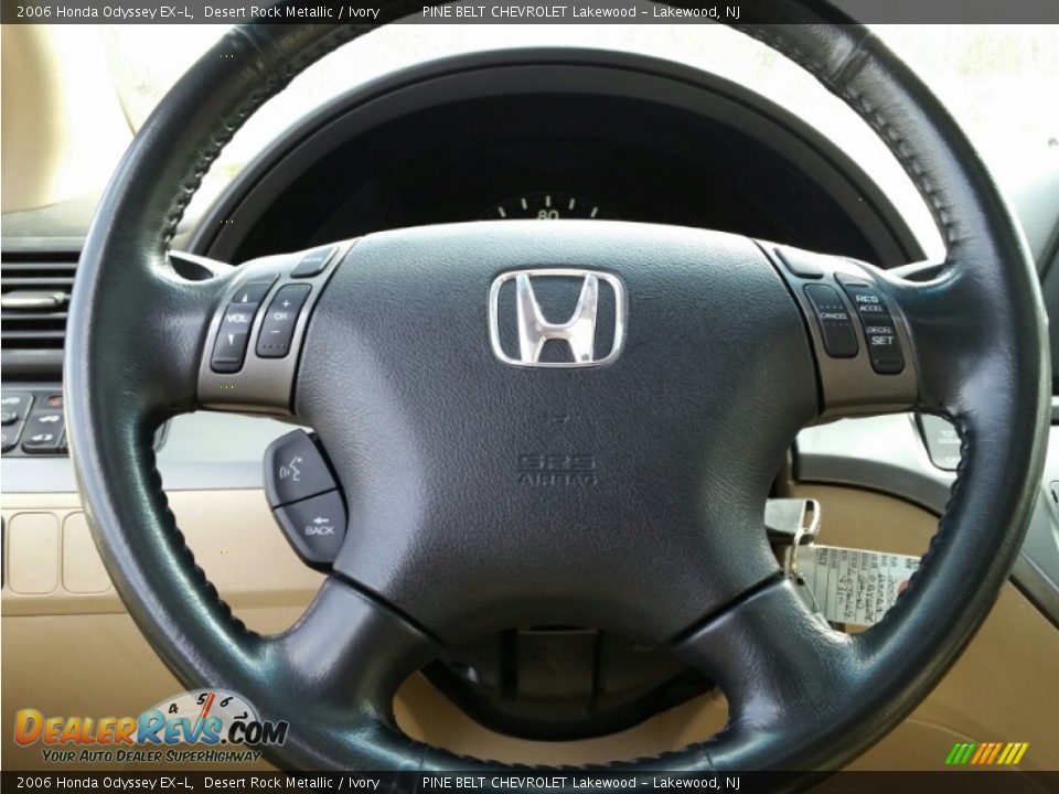2006 Honda Odyssey EX-L Desert Rock Metallic / Ivory Photo #16