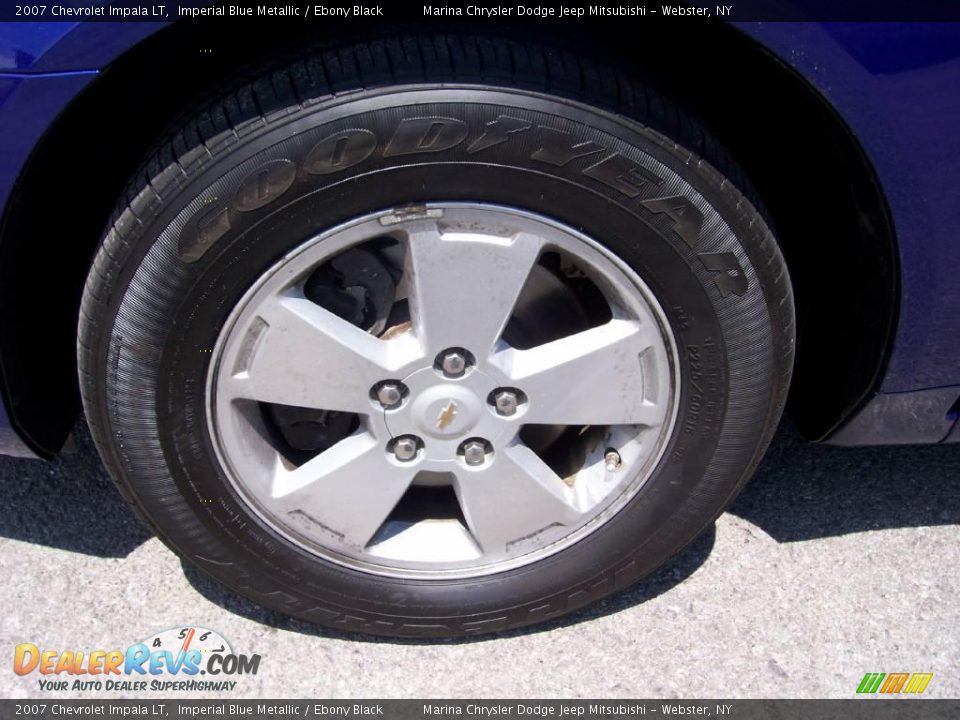 2007 Chevrolet Impala LT Imperial Blue Metallic / Ebony Black Photo #24