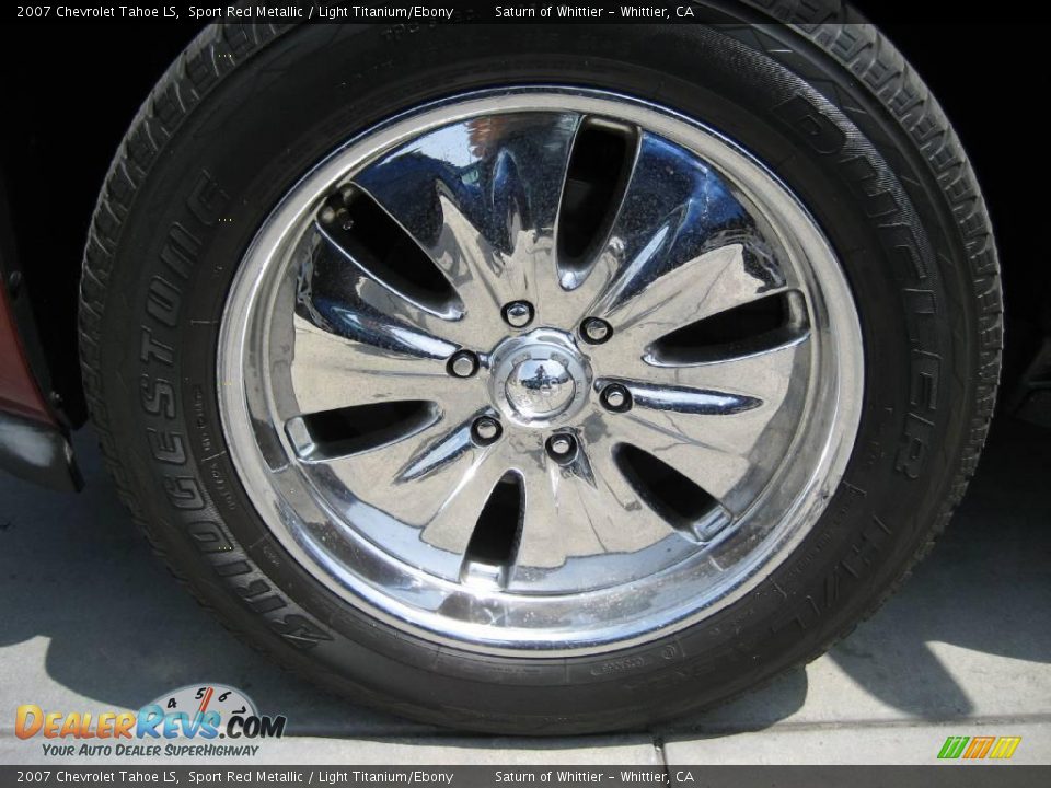 2007 Chevrolet Tahoe LS Sport Red Metallic / Light Titanium/Ebony Photo #11