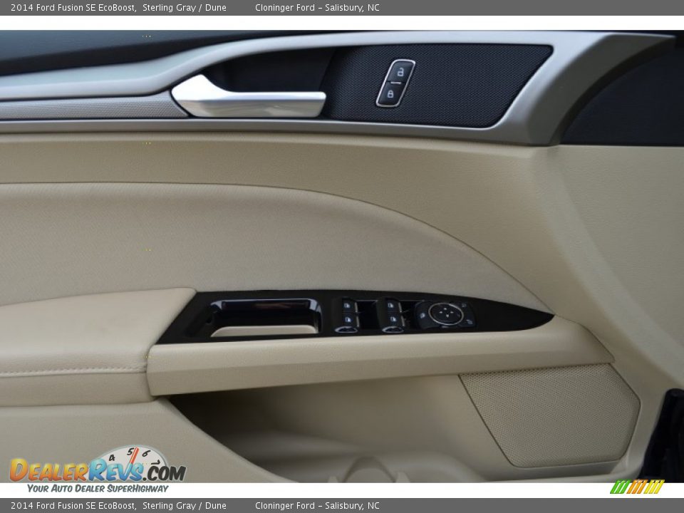 2014 Ford Fusion SE EcoBoost Sterling Gray / Dune Photo #4