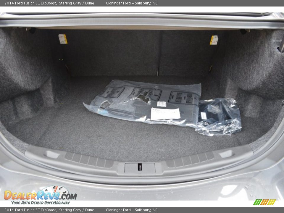2014 Ford Fusion SE EcoBoost Sterling Gray / Dune Photo #9