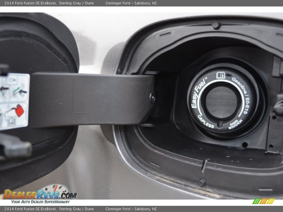 2014 Ford Fusion SE EcoBoost Sterling Gray / Dune Photo #13