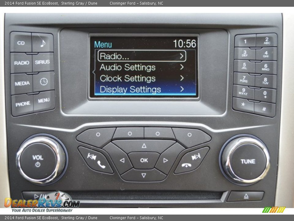 2014 Ford Fusion SE EcoBoost Sterling Gray / Dune Photo #15