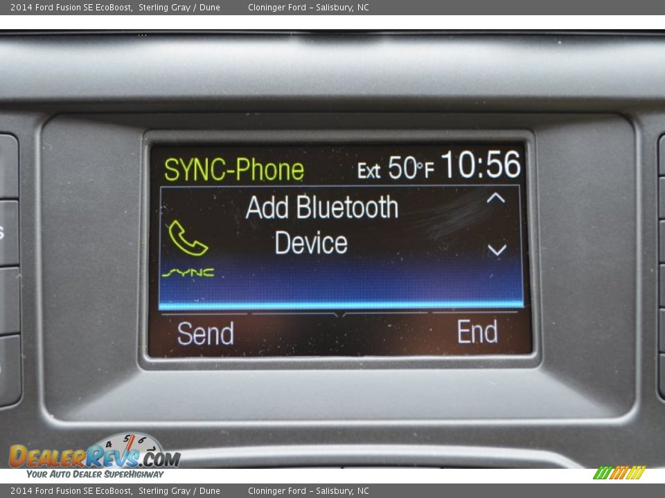 2014 Ford Fusion SE EcoBoost Sterling Gray / Dune Photo #16