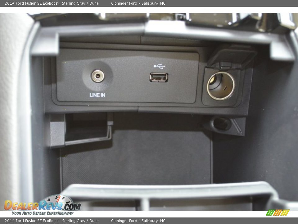 2014 Ford Fusion SE EcoBoost Sterling Gray / Dune Photo #18