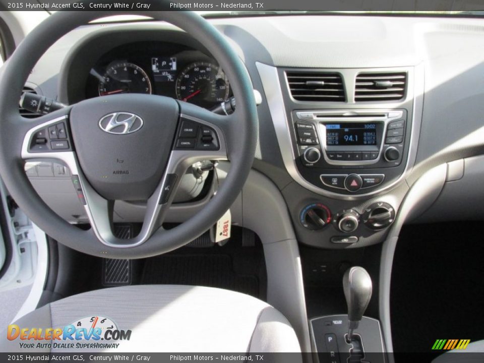Dashboard of 2015 Hyundai Accent GLS Photo #23