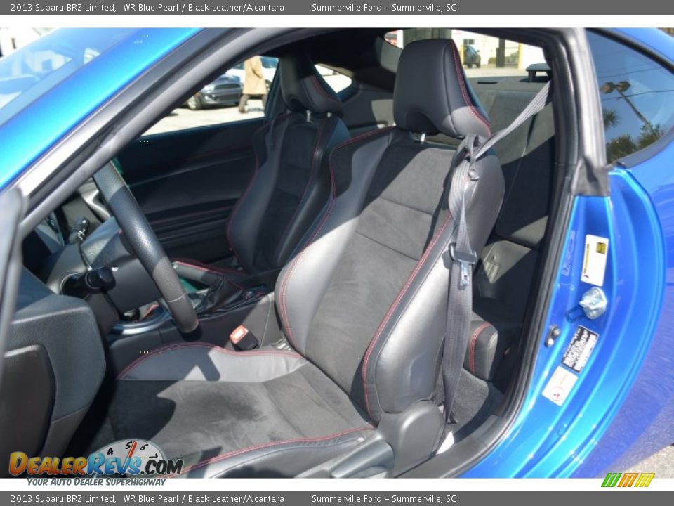 2013 Subaru BRZ Limited WR Blue Pearl / Black Leather/Alcantara Photo #11
