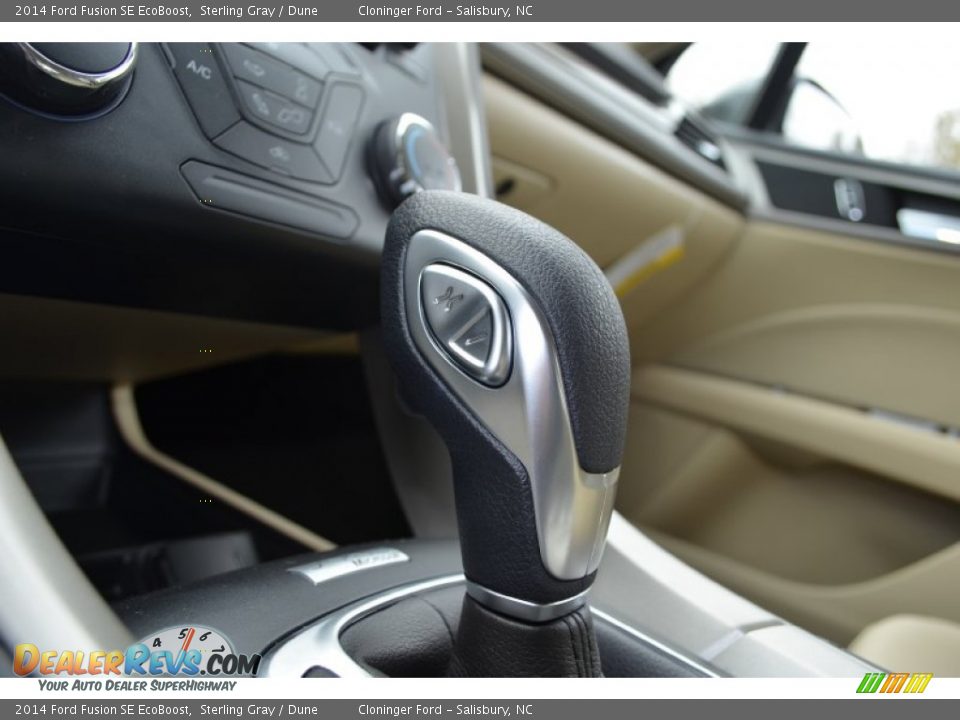 2014 Ford Fusion SE EcoBoost Sterling Gray / Dune Photo #21