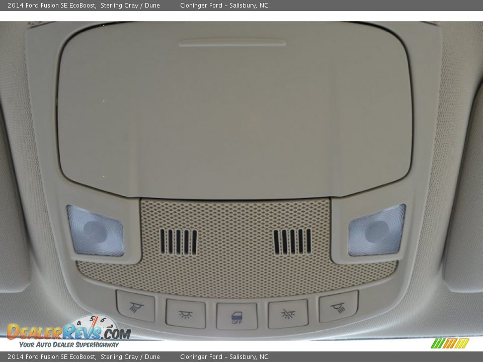2014 Ford Fusion SE EcoBoost Sterling Gray / Dune Photo #22