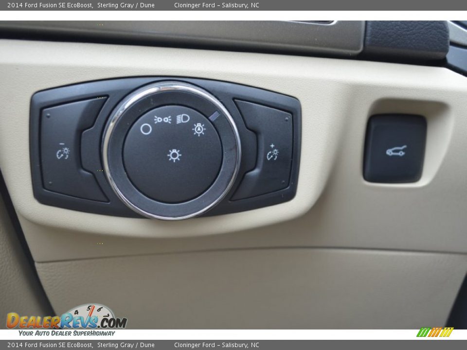 2014 Ford Fusion SE EcoBoost Sterling Gray / Dune Photo #24
