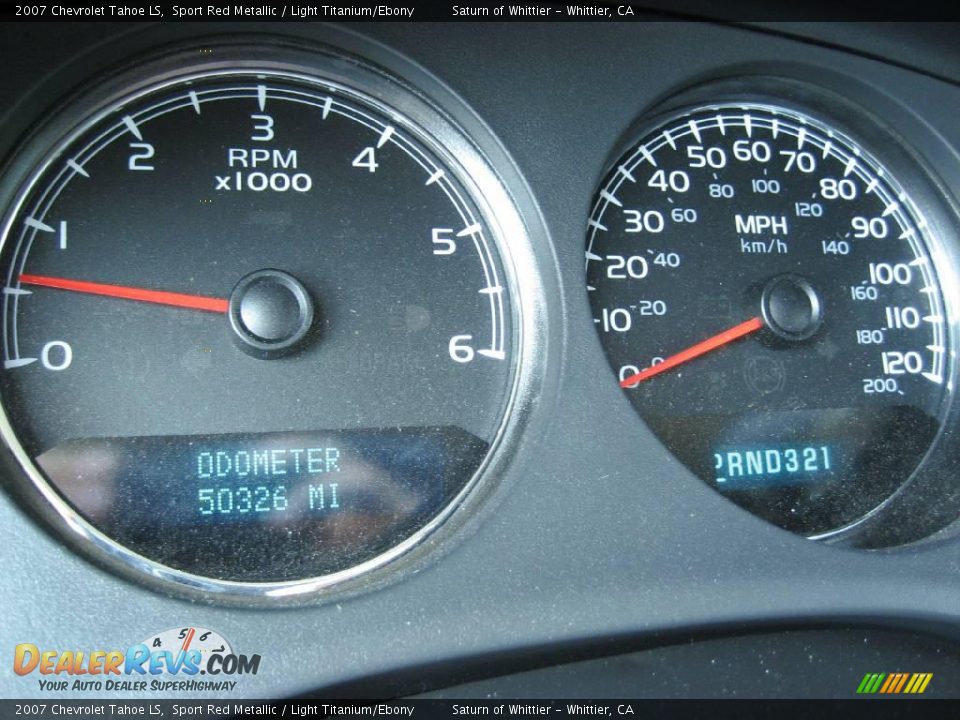 2007 Chevrolet Tahoe LS Sport Red Metallic / Light Titanium/Ebony Photo #19