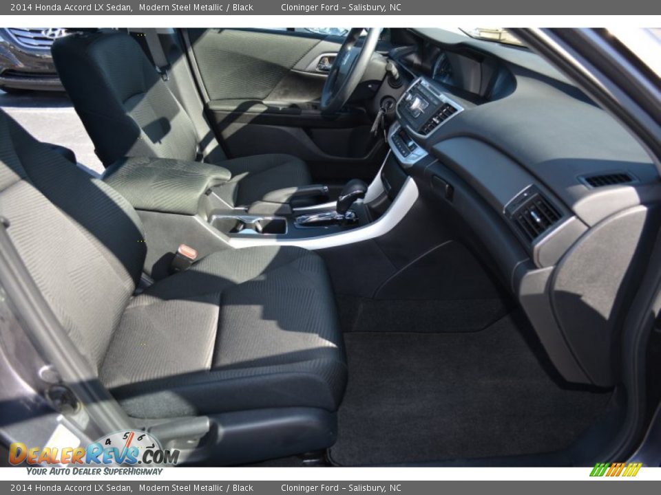2014 Honda Accord LX Sedan Modern Steel Metallic / Black Photo #16
