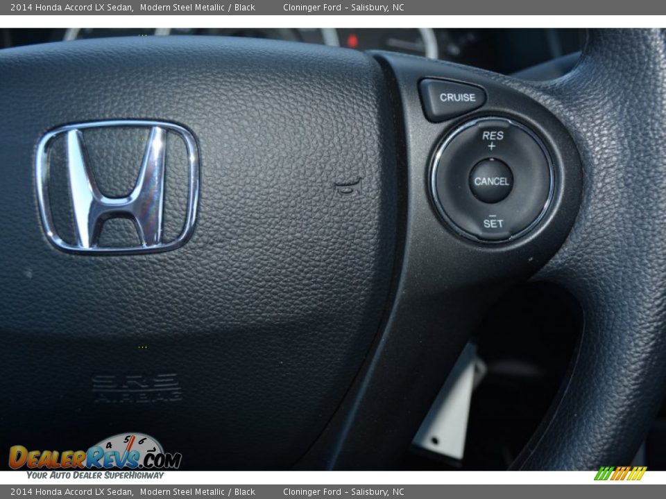 2014 Honda Accord LX Sedan Modern Steel Metallic / Black Photo #26