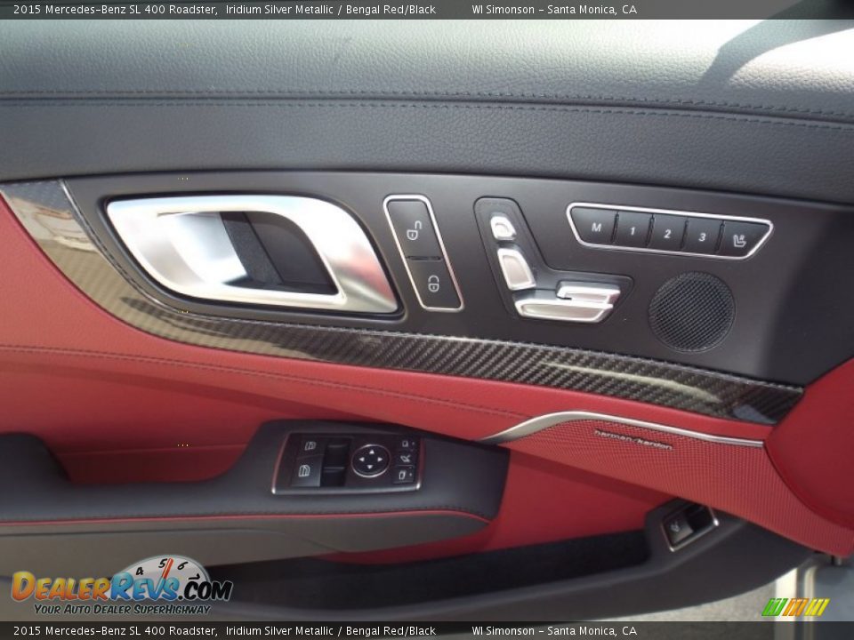 2015 Mercedes-Benz SL 400 Roadster Iridium Silver Metallic / Bengal Red/Black Photo #4