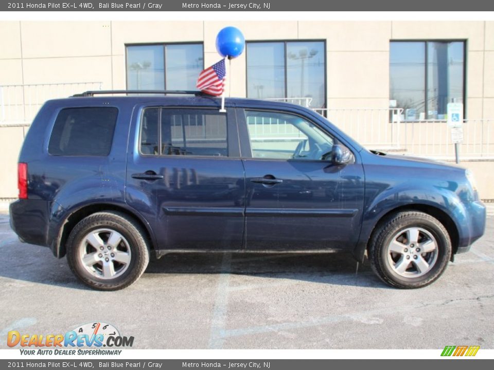 Bali Blue Pearl 2011 Honda Pilot EX-L 4WD Photo #4