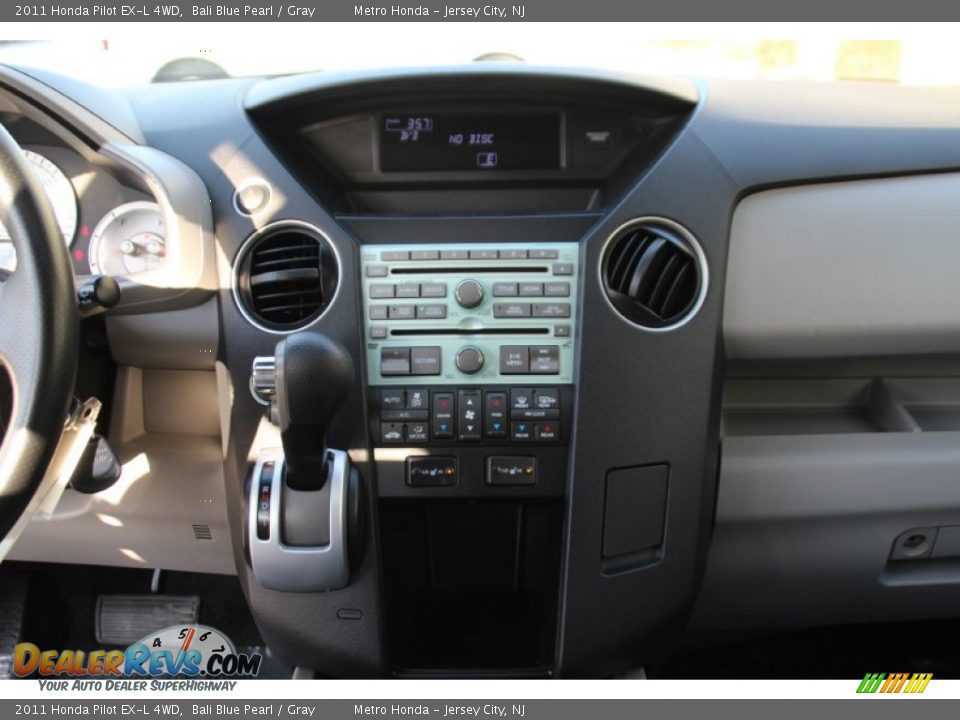 2011 Honda Pilot EX-L 4WD Bali Blue Pearl / Gray Photo #15