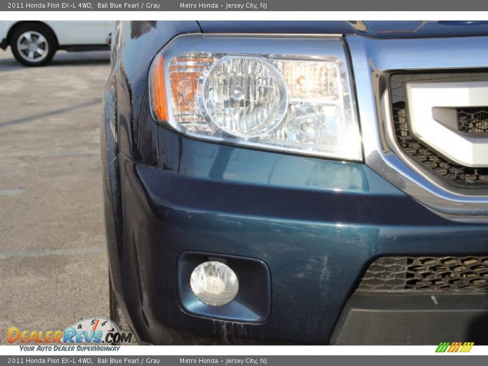 2011 Honda Pilot EX-L 4WD Bali Blue Pearl / Gray Photo #29