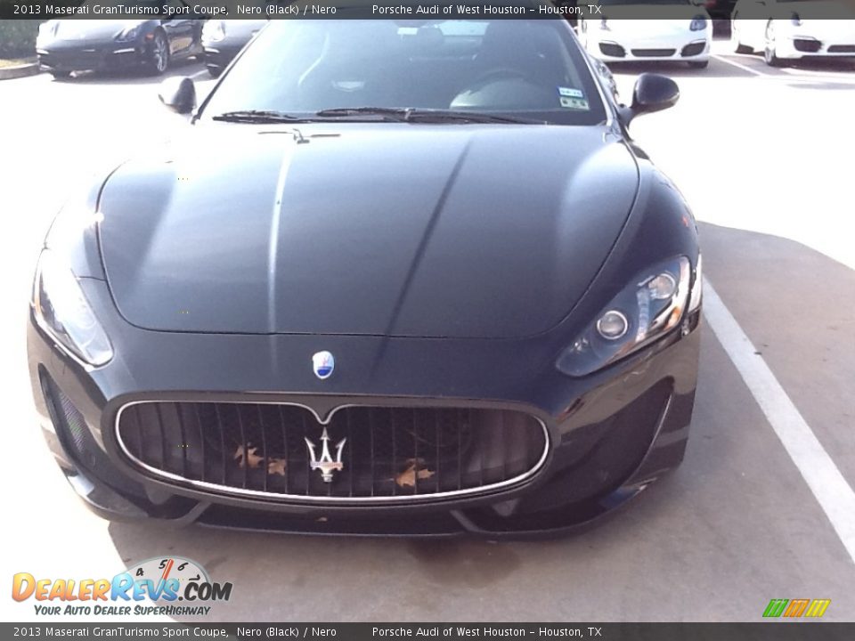 2013 Maserati GranTurismo Sport Coupe Nero (Black) / Nero Photo #1