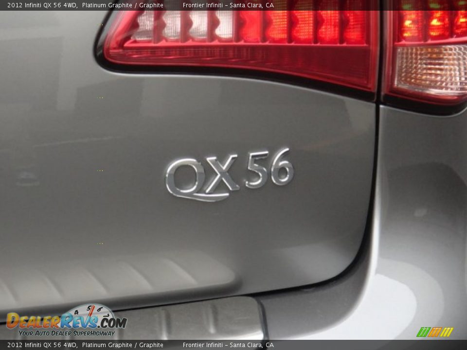 2012 Infiniti QX 56 4WD Platinum Graphite / Graphite Photo #6