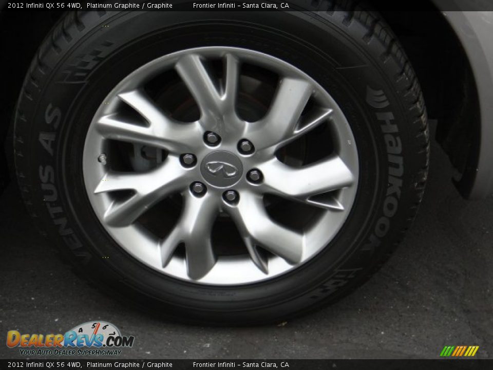 2012 Infiniti QX 56 4WD Platinum Graphite / Graphite Photo #9