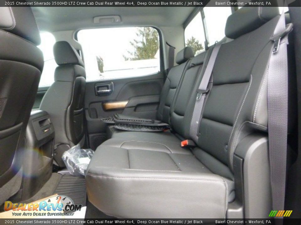 2015 Chevrolet Silverado 3500HD LTZ Crew Cab Dual Rear Wheel 4x4 Deep Ocean Blue Metallic / Jet Black Photo #15