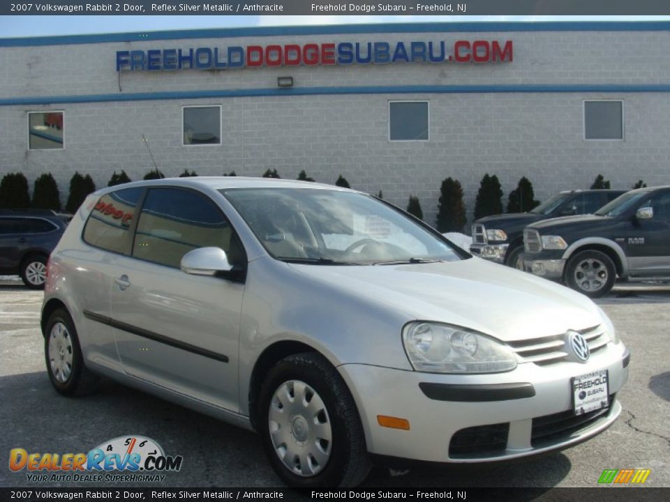 2007 Volkswagen Rabbit 2 Door Reflex Silver Metallic / Anthracite Photo #1