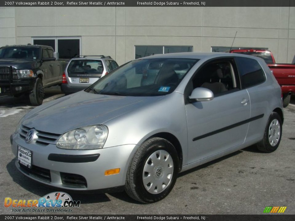 2007 Volkswagen Rabbit 2 Door Reflex Silver Metallic / Anthracite Photo #3