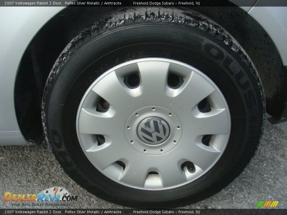 2007 Volkswagen Rabbit 2 Door Reflex Silver Metallic / Anthracite Photo #9