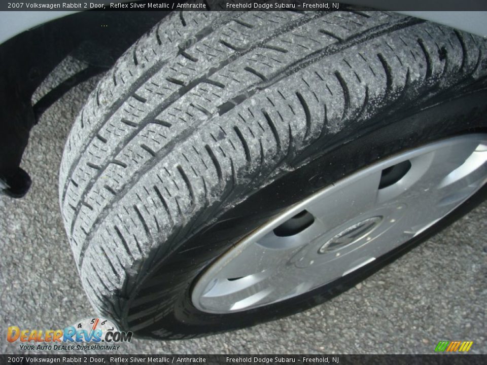 2007 Volkswagen Rabbit 2 Door Reflex Silver Metallic / Anthracite Photo #10