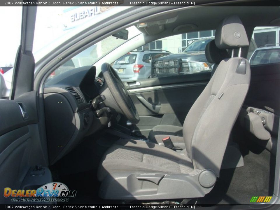 2007 Volkswagen Rabbit 2 Door Reflex Silver Metallic / Anthracite Photo #14