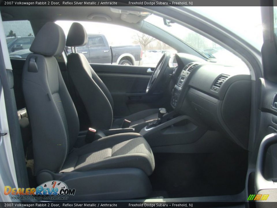 2007 Volkswagen Rabbit 2 Door Reflex Silver Metallic / Anthracite Photo #15