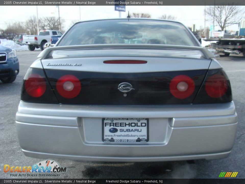 2005 Chevrolet Impala LS Silverstone Metallic / Neutral Beige Photo #5