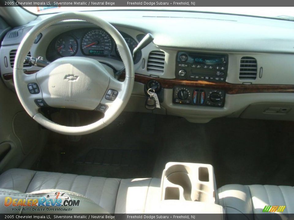 2005 Chevrolet Impala LS Silverstone Metallic / Neutral Beige Photo #16