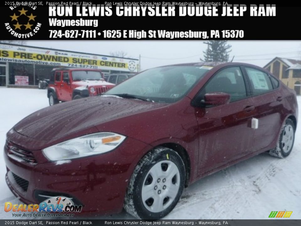 2015 Dodge Dart SE Passion Red Pearl / Black Photo #1
