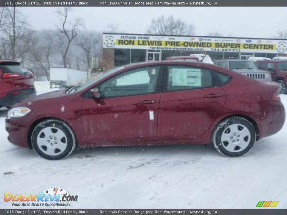 2015 Dodge Dart SE Passion Red Pearl / Black Photo #2