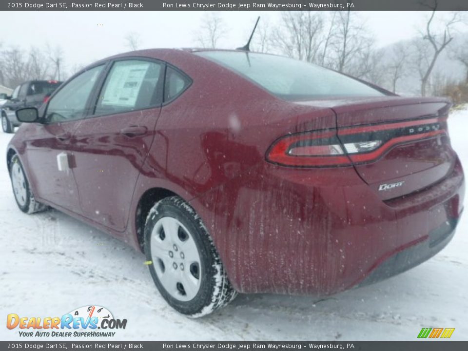 2015 Dodge Dart SE Passion Red Pearl / Black Photo #3