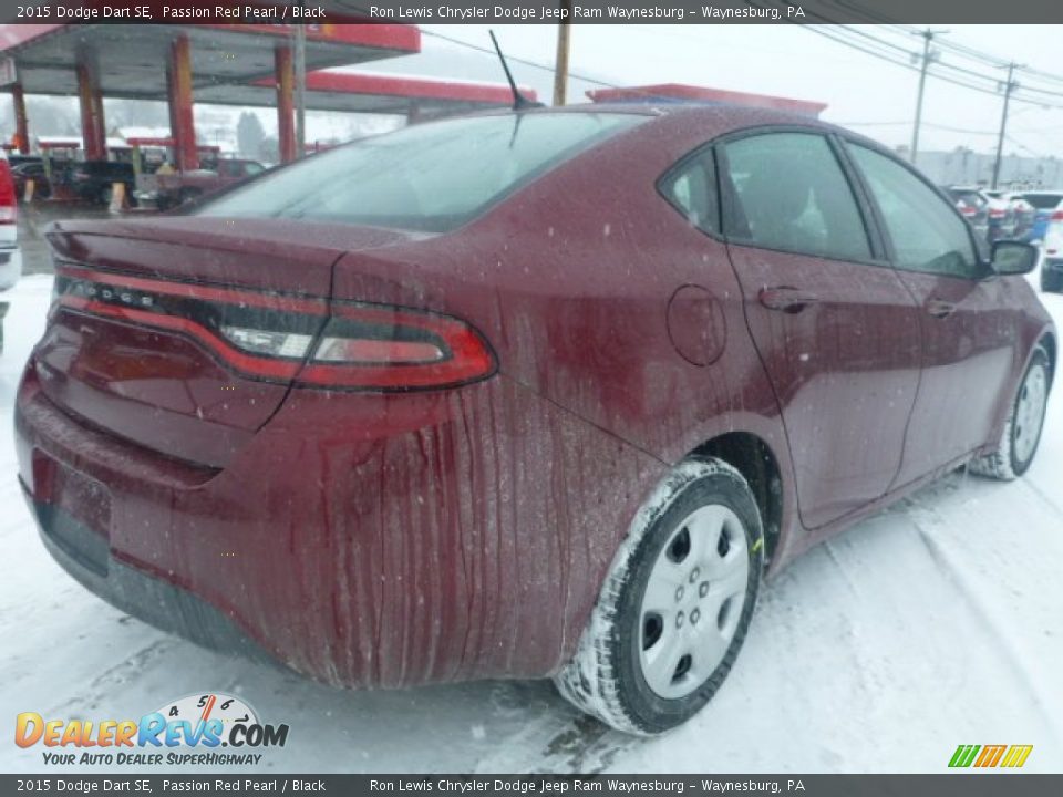 2015 Dodge Dart SE Passion Red Pearl / Black Photo #5