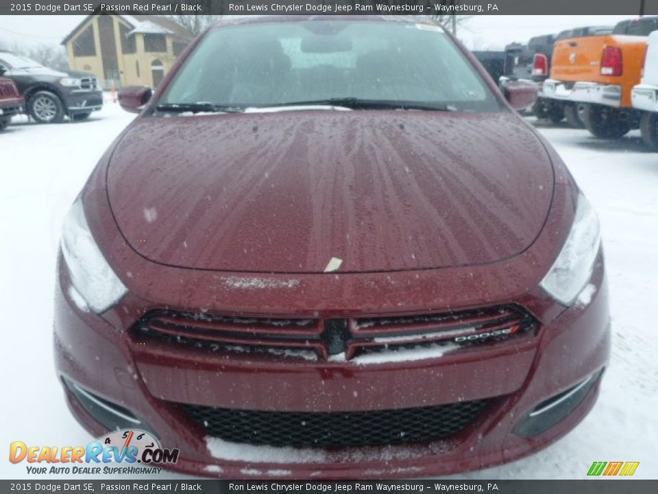 2015 Dodge Dart SE Passion Red Pearl / Black Photo #8