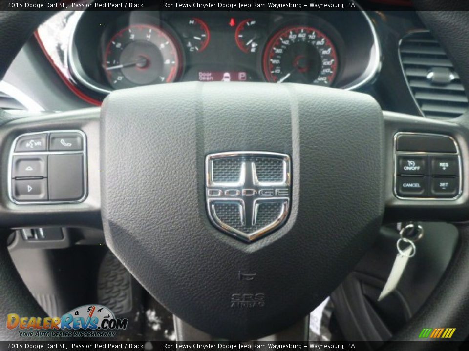 2015 Dodge Dart SE Passion Red Pearl / Black Photo #14