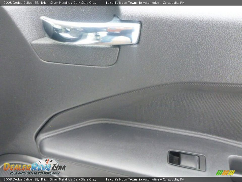 2008 Dodge Caliber SE Bright Silver Metallic / Dark Slate Gray Photo #9