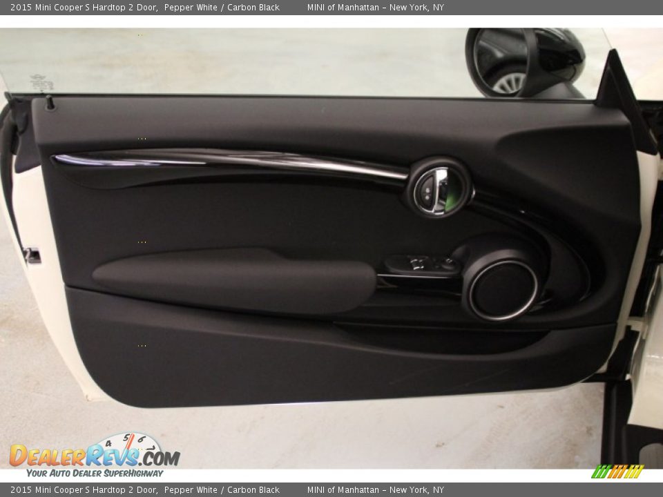2015 Mini Cooper S Hardtop 2 Door Pepper White / Carbon Black Photo #6