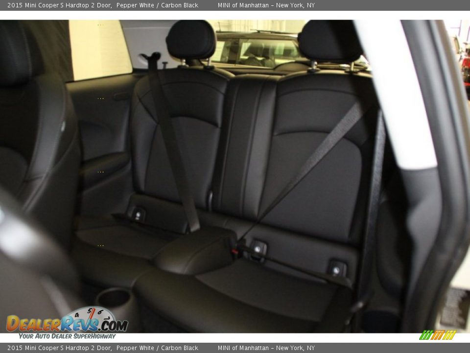 2015 Mini Cooper S Hardtop 2 Door Pepper White / Carbon Black Photo #11