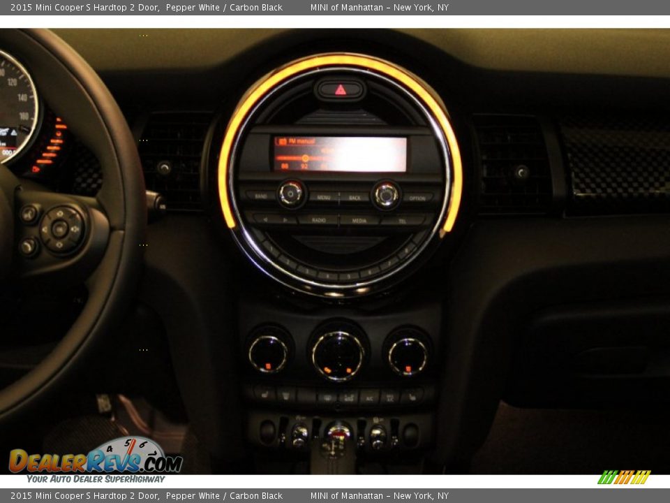 2015 Mini Cooper S Hardtop 2 Door Pepper White / Carbon Black Photo #13