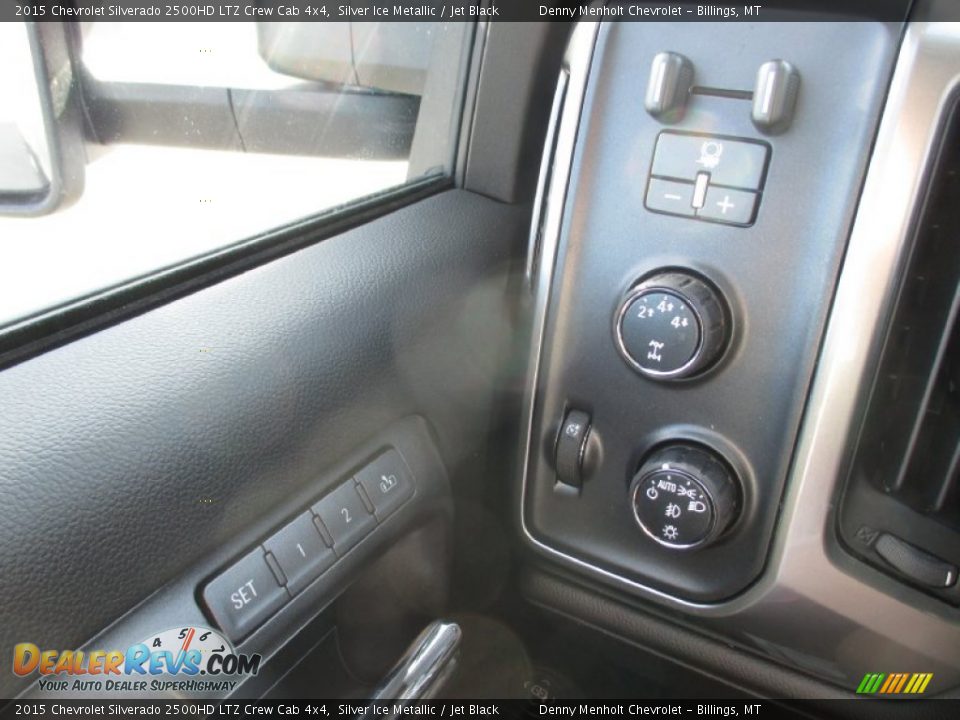 2015 Chevrolet Silverado 2500HD LTZ Crew Cab 4x4 Silver Ice Metallic / Jet Black Photo #14